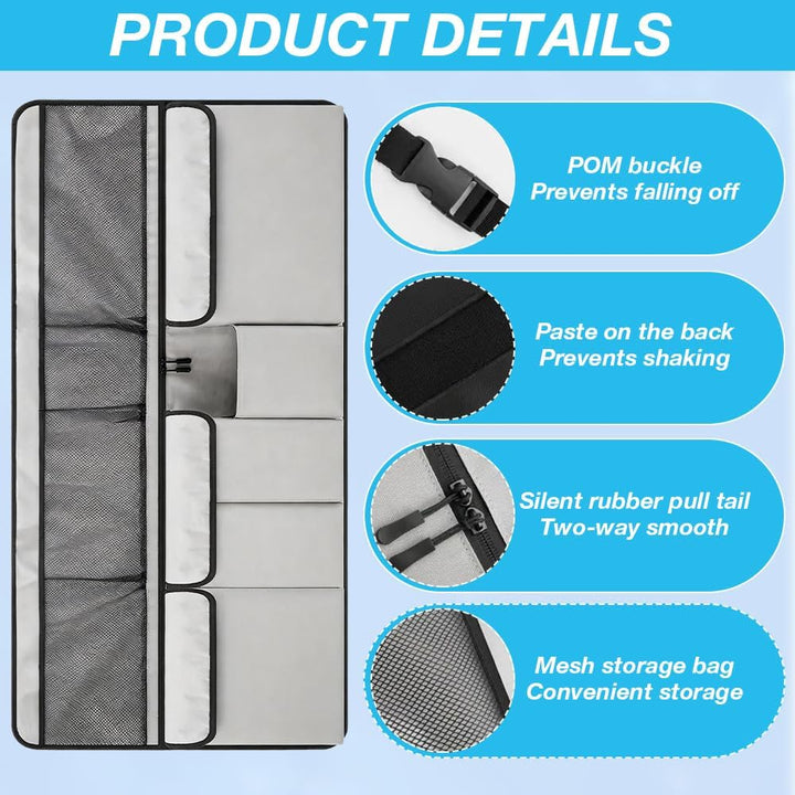 Auto Kofferraum Organizer, 105x51cm Kofferraum Organizer mit Hängefunktion, Wasserdichte Multifunkti