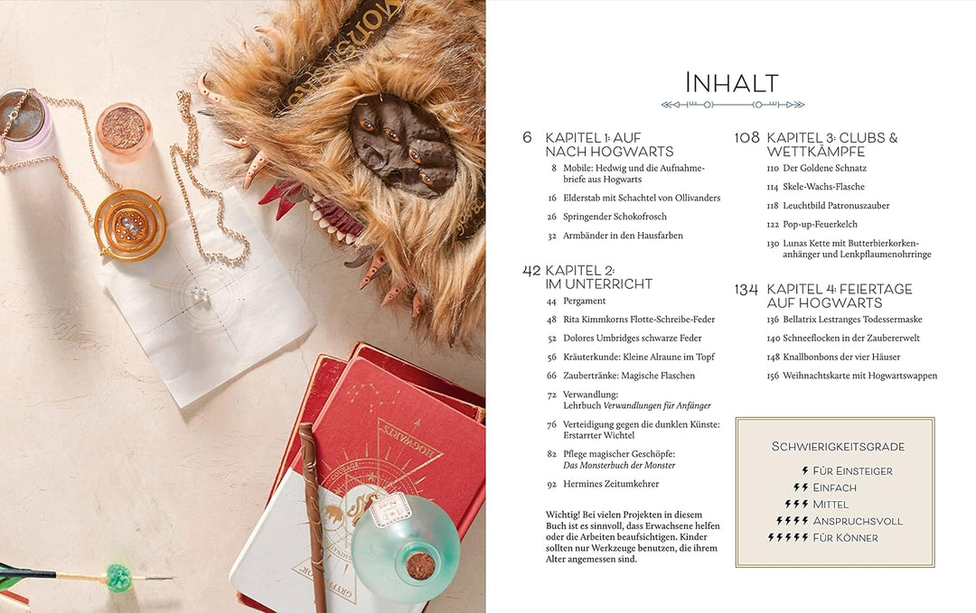 Harry Potter - Das magische Bastelbuch: Das offizielle Harry-Potter-Bastelbuch, Gebundenes Buch