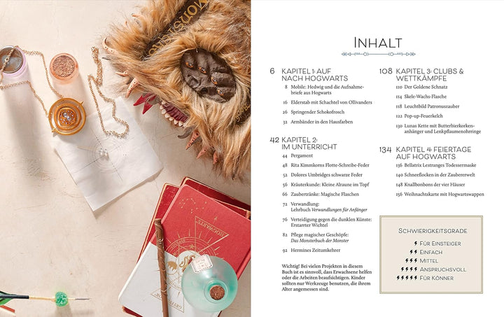 Harry Potter - Das magische Bastelbuch: Das offizielle Harry-Potter-Bastelbuch, Gebundenes Buch