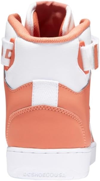DC Shoes Herren Pensford Hi-High-top Leather Shoes for Men Sneaker, White Citrus