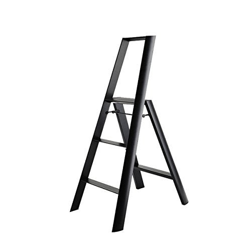 Metaphys Lucano Stool 3-Step, Black by IPPINKA