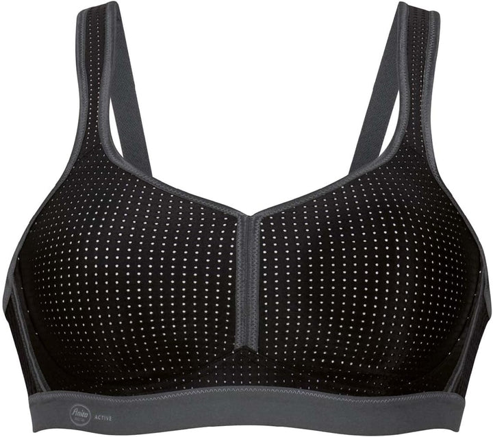 Anita - Performance - Damen - Sport BH - Unterwäsche 70A Schwarz/Anthrazit, 70A Schwarz/Anthrazit