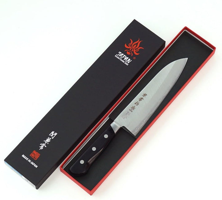 Kanetsune KC-152 Santoku 180mm w/Plywood handle