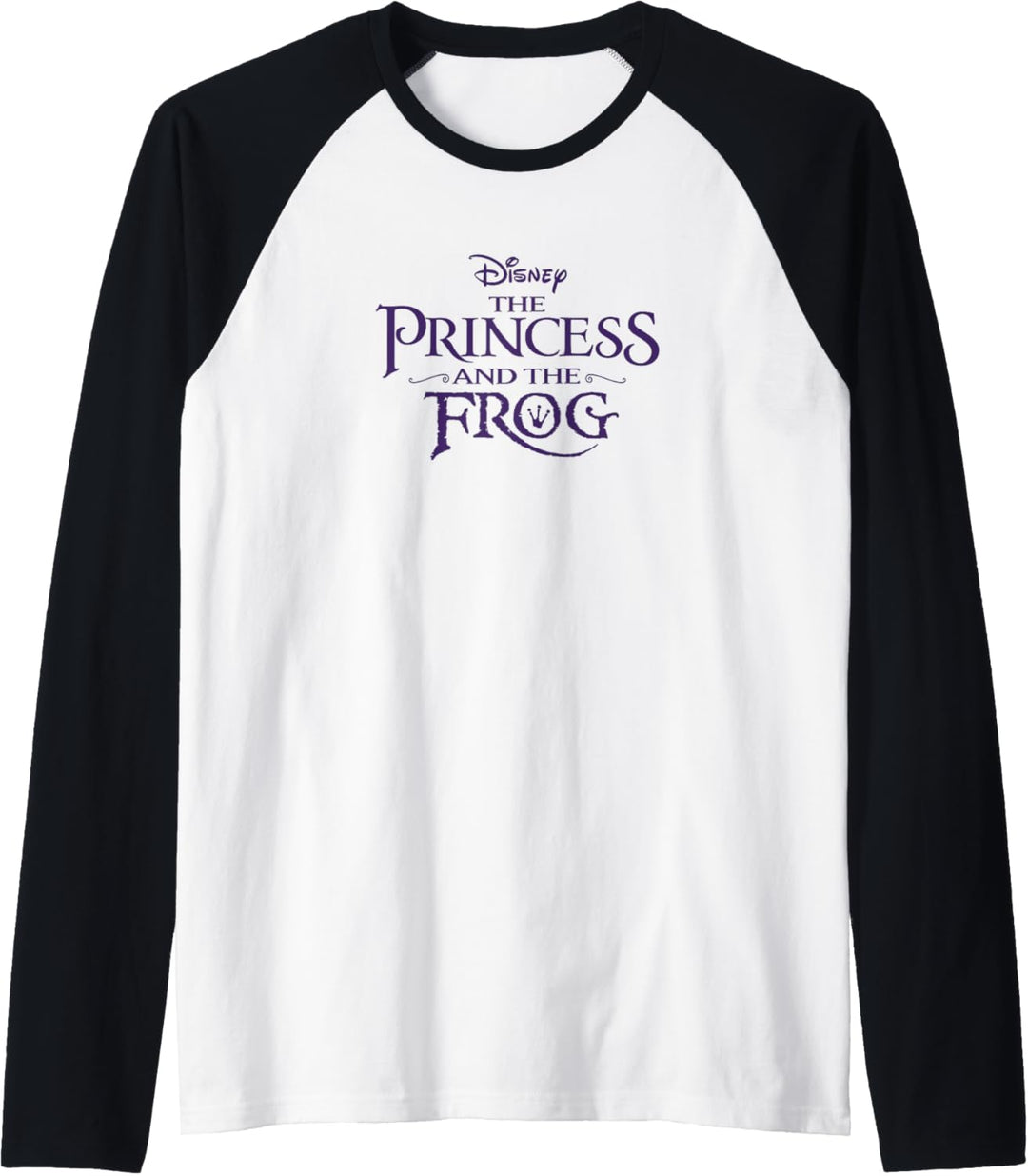 Disney The Princess And The Frog Classic Title Logo Raglan