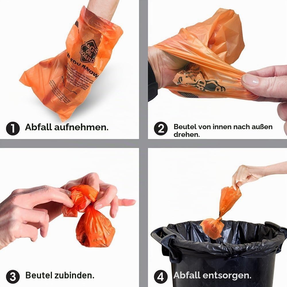Bags on Board Bunte Hunde - Kotbeutel - 840 Stück