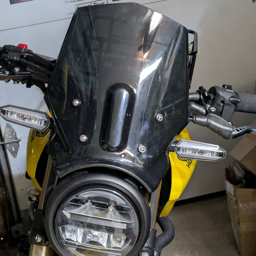 Midimttop für Ho-n-da CB125R CB300R CB 125R CB 300R 2020 2021 2022 2023 Doppel Blase Windschutz Sche
