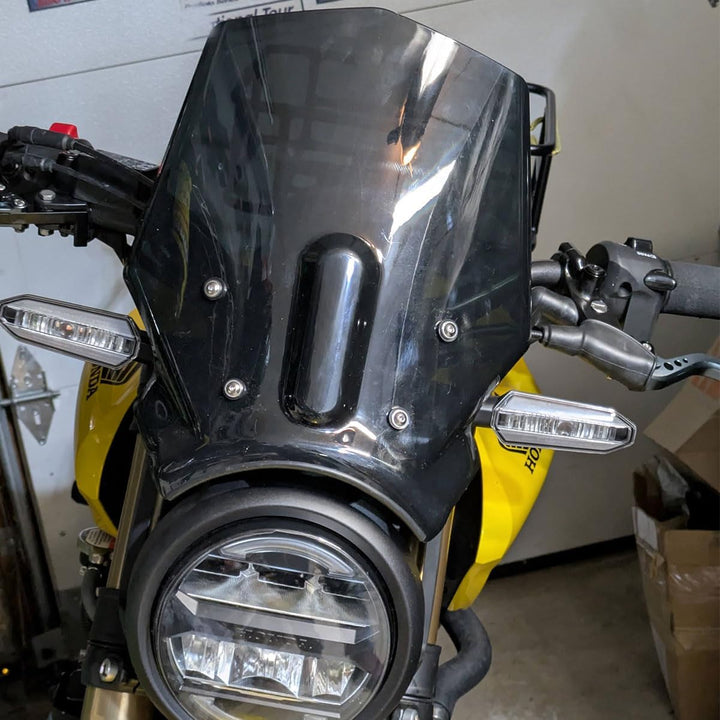 Midimttop für Ho-n-da CB125R CB300R CB 125R CB 300R 2020 2021 2022 2023 Doppel Blase Windschutz Sche