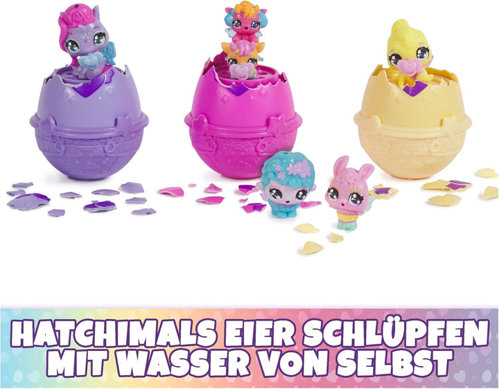 Hatchimals Alive Frühlingskörbchen - mit 3 selbstschlüpfenden Eiern und insgesamt 6 Tierchen für fan