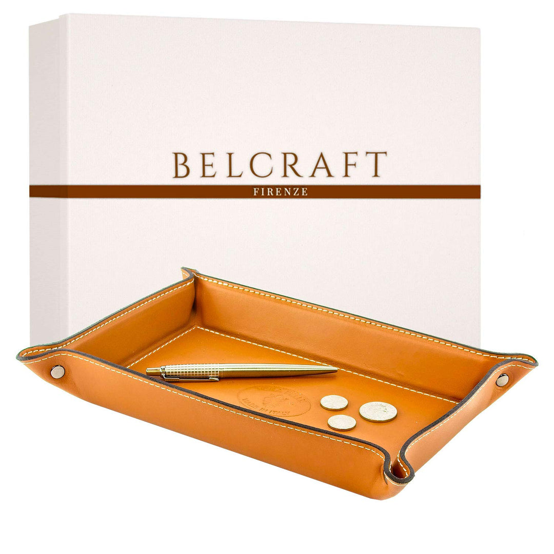 BELCRAFT Orvieto Taschenleerer Leder, Handgearbeitet in klassischem italienischem Stil, Ordentlich T
