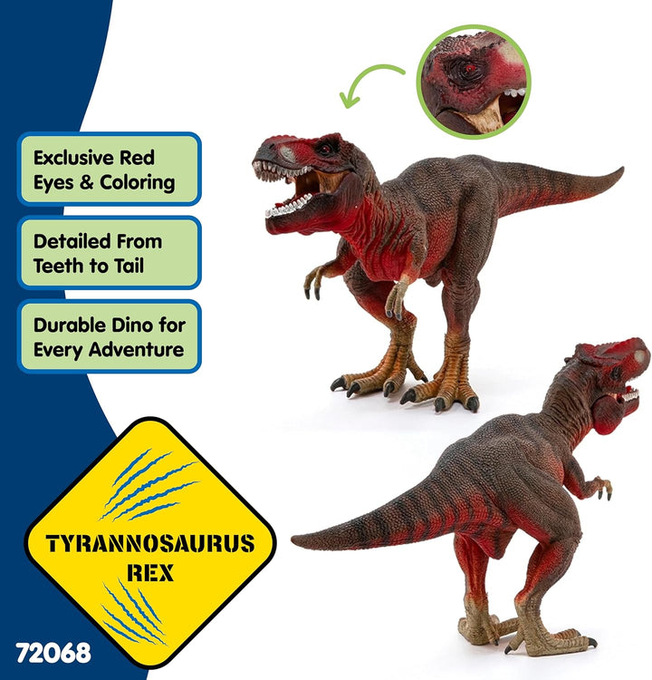 schleich DINOSAURS 72068 Tyrannosaurus Rex - König der Dinosaurier T Rex Dino mit Mörderischem Beweg