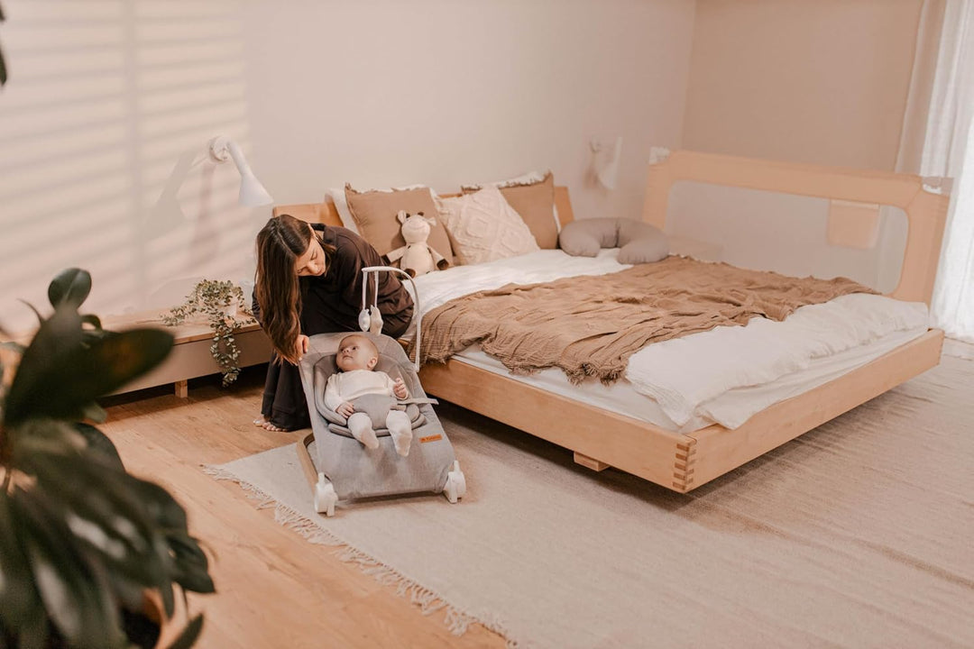 Tulano Moon 50 | Babywippe für Neugeborene, Babyschaukel ergonomisch mit verstellbarer Rückenlehne,