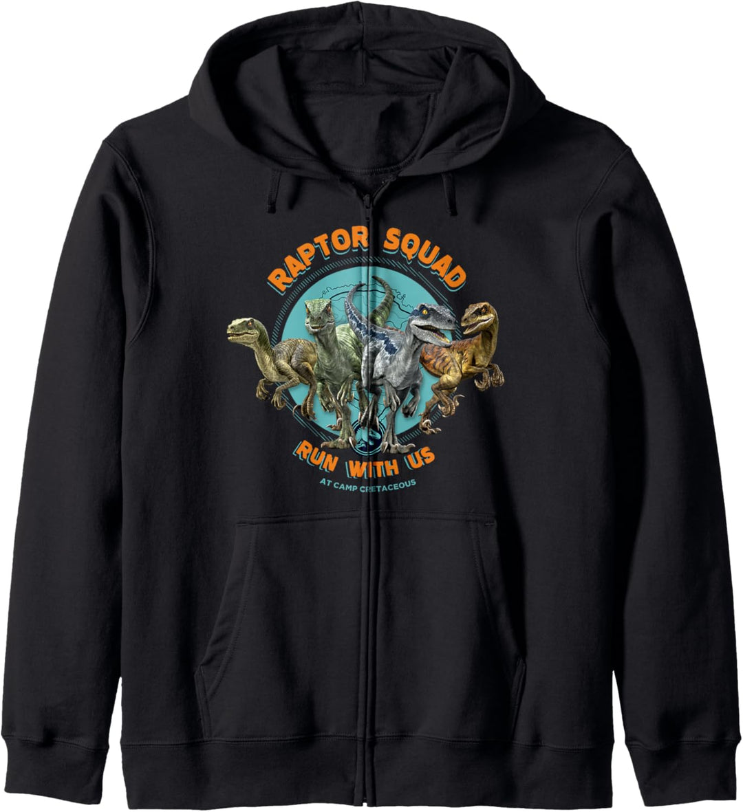 Jurassic World: Camp Cretaceous Raptor Squad Run With Us Kapuzenjacke