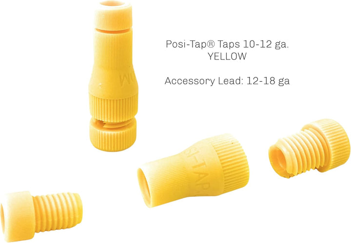 Posi-Tap Wasserhahn, 10-12 GA, Gelb, 6 Stück, Posi Taps The Best Line Tap Youll Ever Use! (Wählen Si