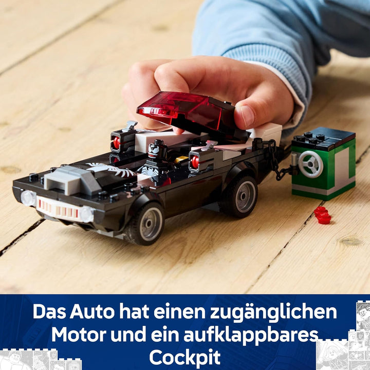 LEGO | Marvel Spider-Man Mech vs. Venom Muscle Car - Auto Spielzeug mit 3 Superhelden Minifiguren -