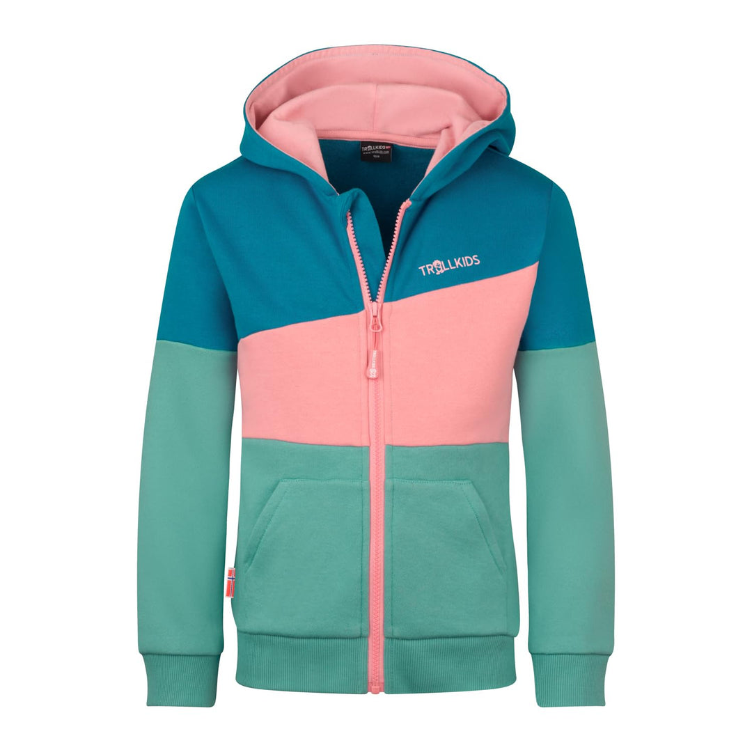 Trollkids Kids Alesund Sweater 92 Peony Rose, 92 Peony Rose
