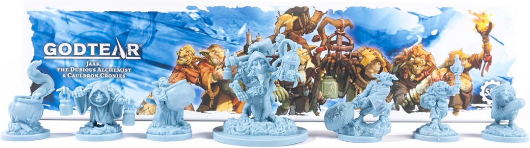Steamforged SFGT-028 Godtear Jaak, Der zweifelhafte Alchemist & Cauldron Cronies