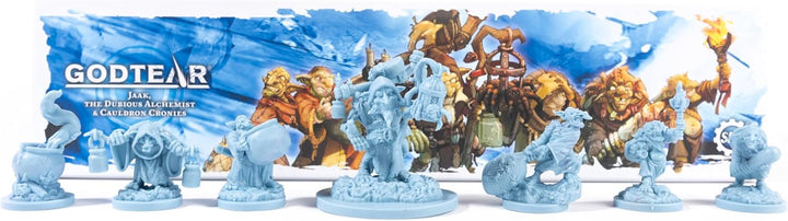 Steamforged SFGT-028 Godtear Jaak, Der zweifelhafte Alchemist & Cauldron Cronies