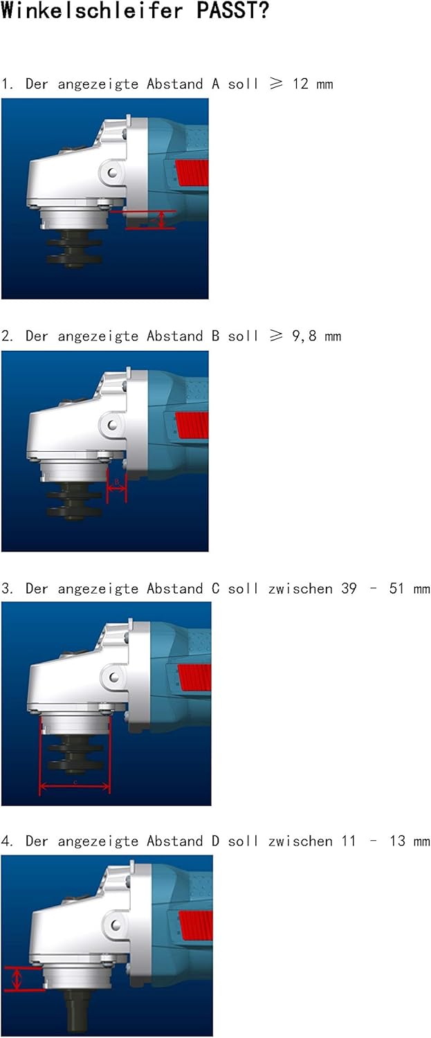 FANZTOOL universal Absaughaube für Winkelschleifer 125mm + Diamantschleiftopf (mit Schleiftopf x 2)