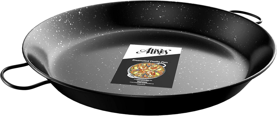 Alises - Paella-Pfanne aus emailliertem Kohlenstoffstahl (natürliche Antihaftbeschichtung) - Paella