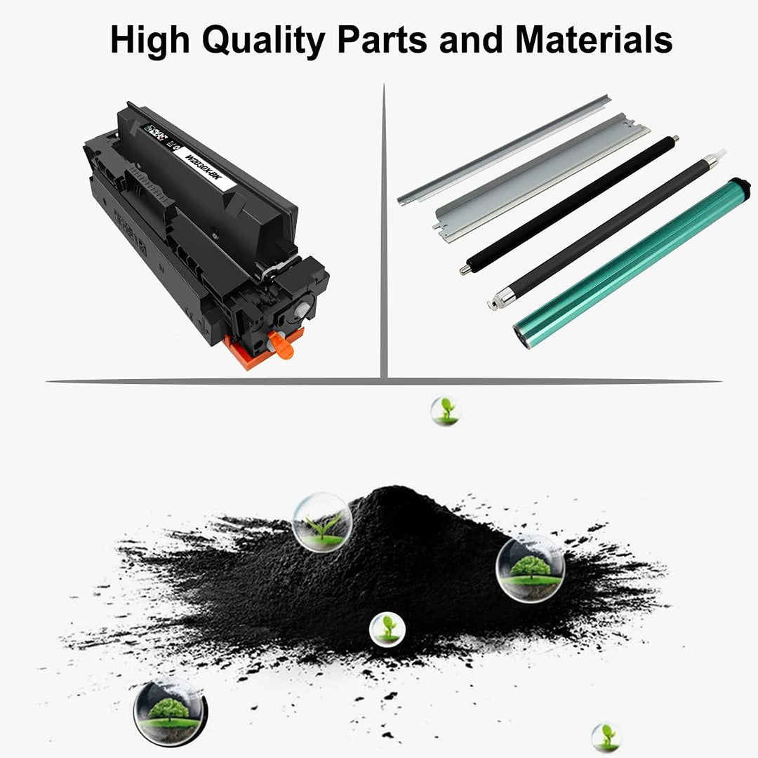 [ KEIN CHIP, MIT Werkzeug ] Kompatible Tonerkartusche W2030X 415X (W2030A 415A) Schwarz Hohe Ergiebi
