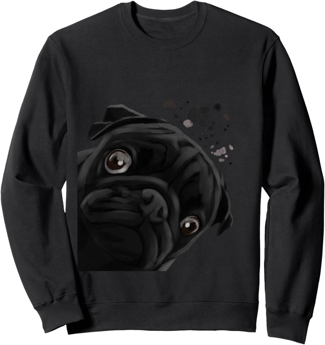 Hund Mops Sweatshirt