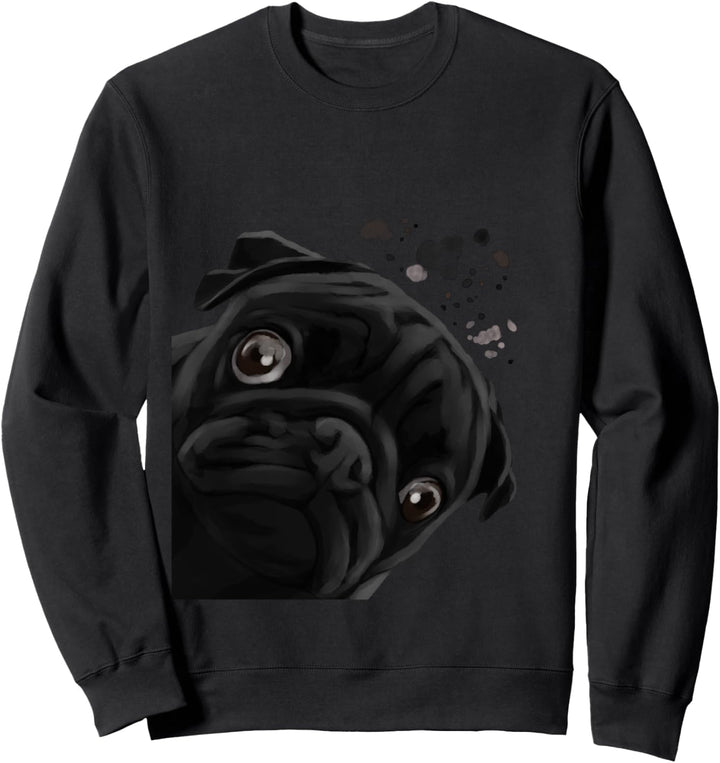 Hund Mops Sweatshirt