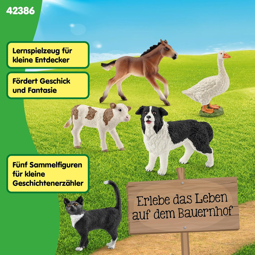schleich 42386 FARM WORLD Tier-Mix, ab 3 Jahren, FARM WORLD - Spielfigur, 10 x 15 x 20 cm neue Versi