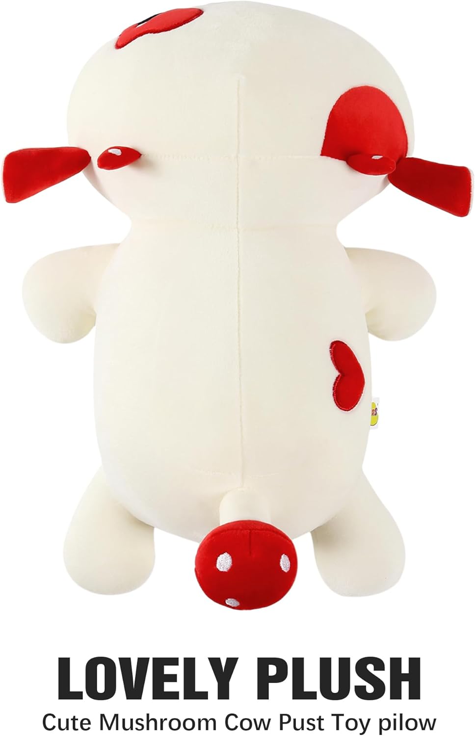 shownicer Plüschtier Pilz Kuh Kuscheltier Stofftier Kawaii Kuh Plüsch Kissen Spielzeug Milchkuh Pilz