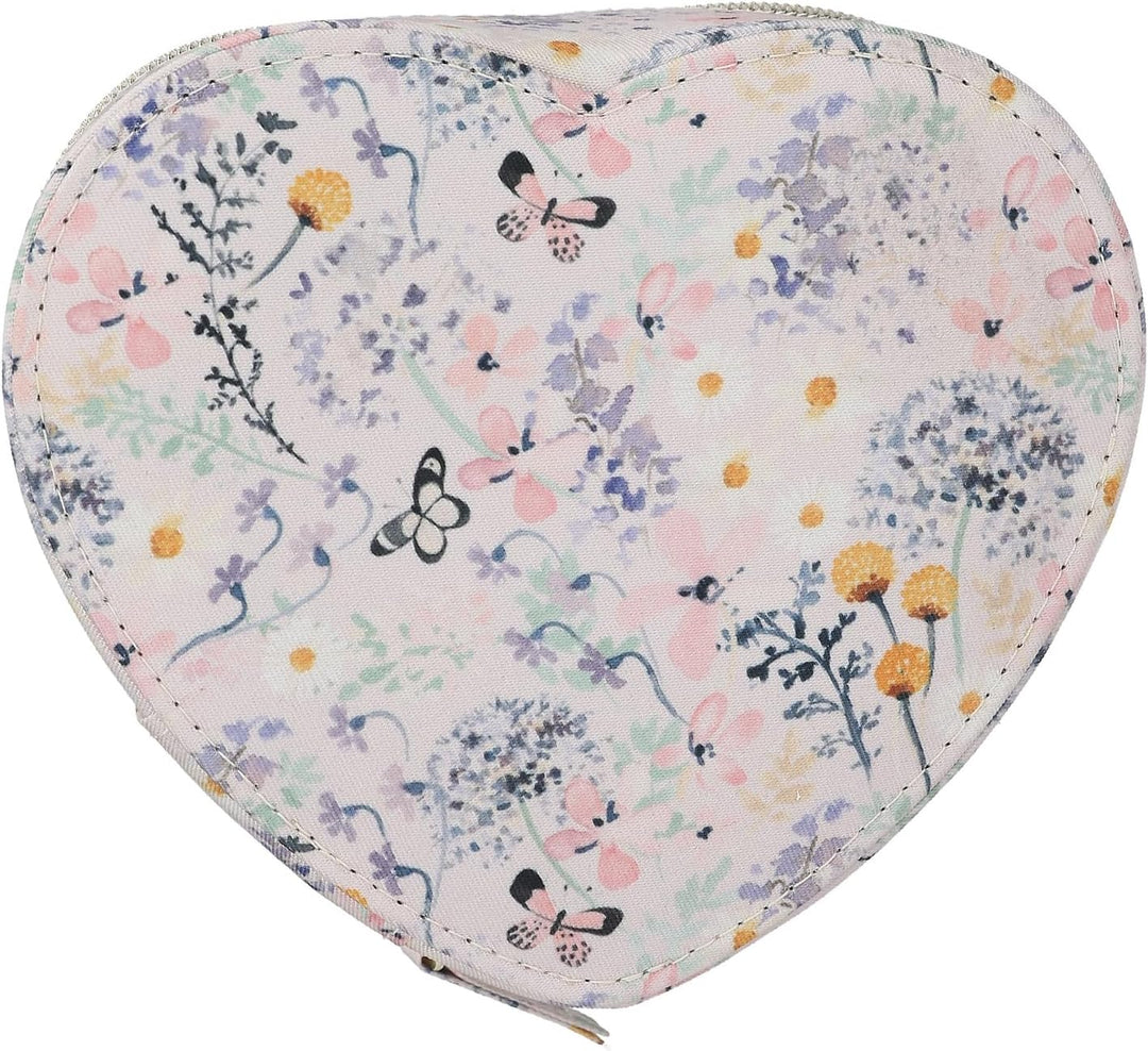 Depesche 13308 TOPModel Summer Feeling - Mini-Schmuckschatulle in Rosa, Schmuckkästchen in Herzform,