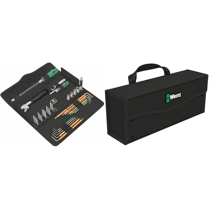 Wera Kraftform Kompakt F 1 Schraubwerkzeugsatz für Fensterbauer, 35-teilig &amp; 2go 3 Werkzeug-Box, 130