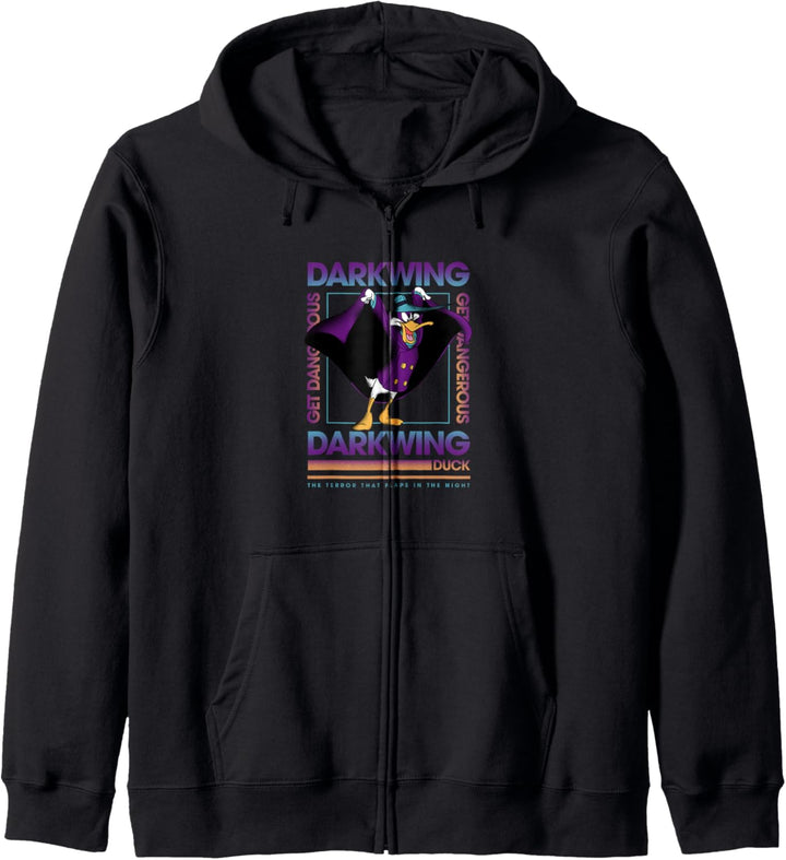 Disney Darkwing Duck Get Dangerous Square Kapuzenjacke