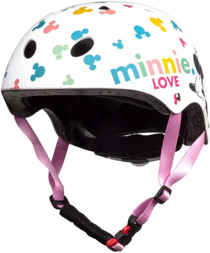 Seven Polska Mädchen Minnie Mouse Skaterhelm, weiss, M