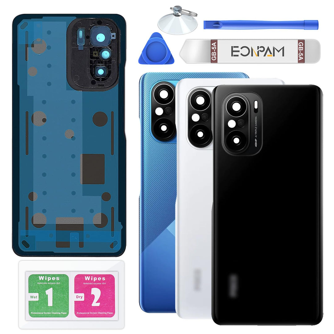 Akkudeckel für Xiaomi Poco F3 M2012K11AG Schwarz | Backcover Original Qualität Rückseite Akkudeckel