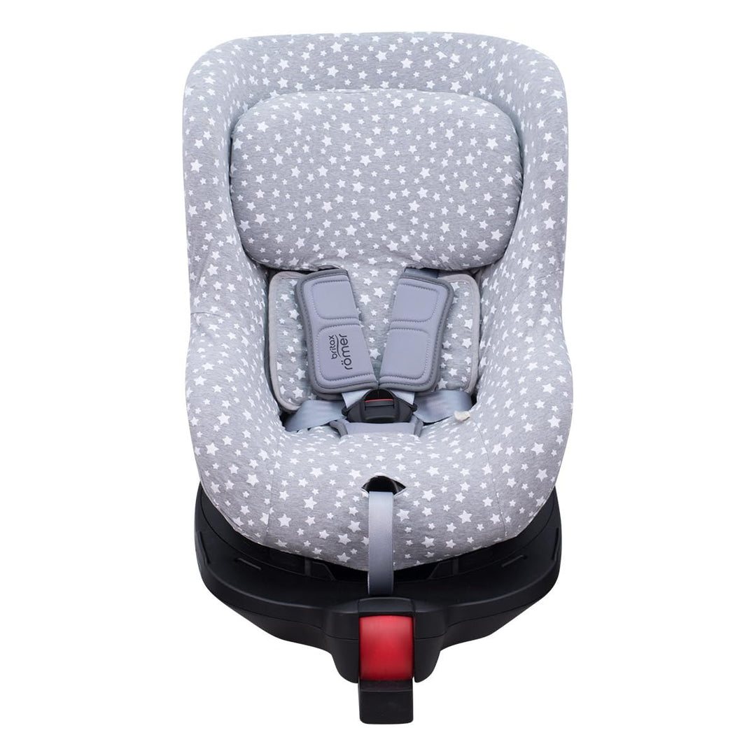 JYOKO KIDS Bezug kompatibel mit Romer Dualfix, Swingfix (WHITE STAR, DUALFIX ISIZE - SWINGFIX ISIZE)