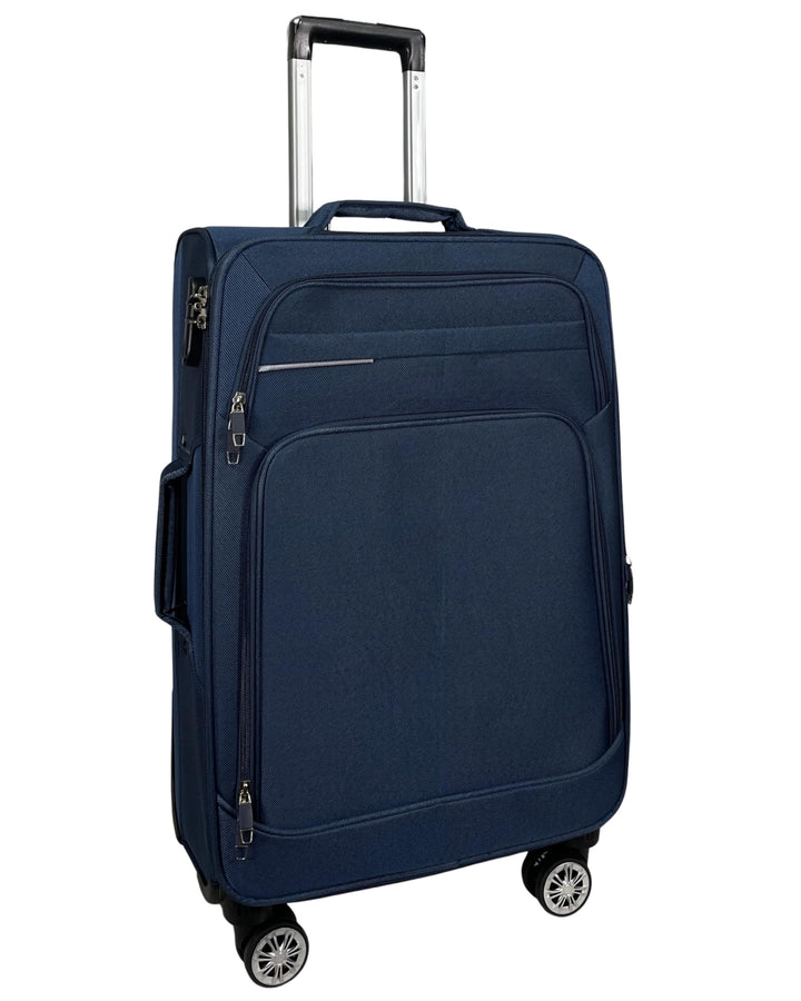 MY TRAVEL BAG Stoff Reisekoffer Trolley Erweiterbar mit Zwillingsrollen (M/L/XL/XXL oder 4er Set) We