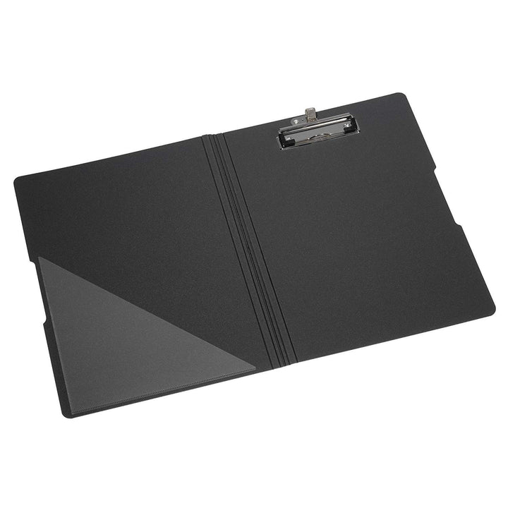 Herlitz 11217221 Klemmbrettmappe PF A4 (5 Stück, schwarz) 1 Stück schwarz 5, 1 St&amp;