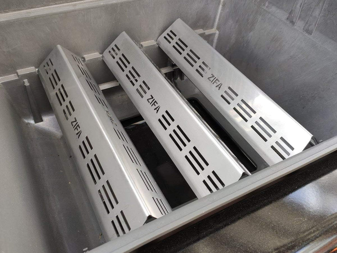 ZIFA Grills Power-FlavorBars | Aromaschienen | Brennerabdeckung für Weber Spirit 200-Serie ab 2013