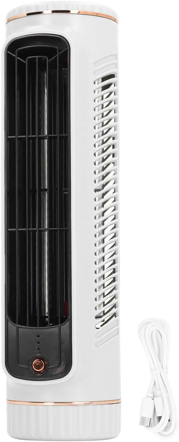 Yunir Turmventilator, Turmventilator für Schlafzimmer mit 3 Geschwindigkeiten, Leise, Tischventilato