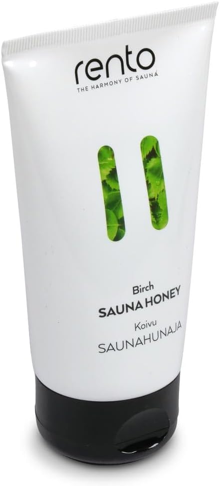 Hochwertiger Rento Saunahonig Peeling 150 ml | Biologisch abbaubares Peeling | Natürliche Inhaltssto