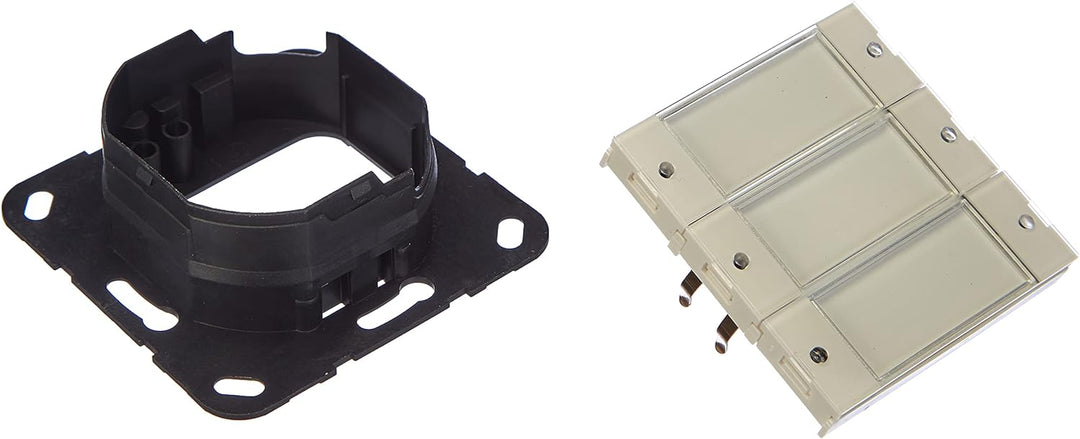 Gira 2003100 Tastsensor 2 potentialfrei System 55 Klar 3-fach, 24 V, reinweiss Single, Single