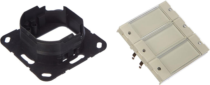 Gira 2003100 Tastsensor 2 potentialfrei System 55 Klar 3-fach, 24 V, reinweiss Single, Single