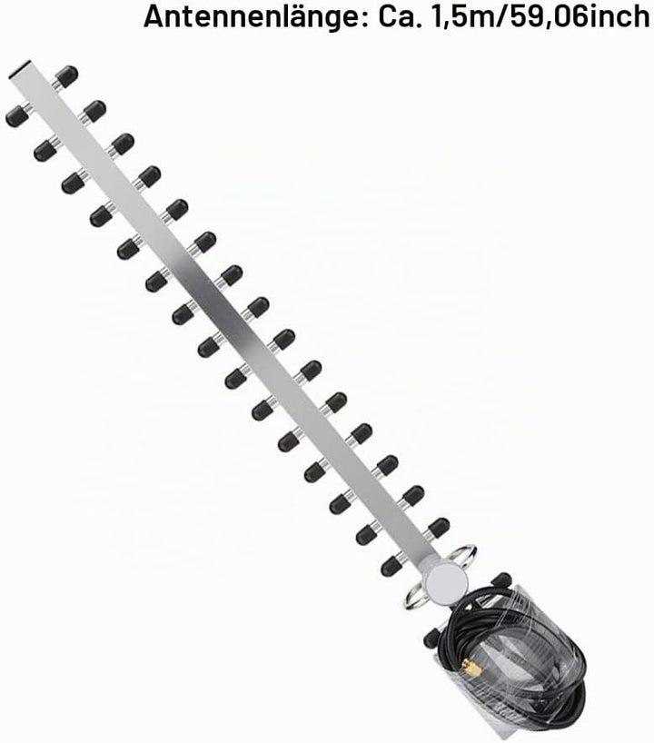 Yagi-WLAN-Antenne, Gerichtete Yagi-Antenne mit 16 Einheiten, 2,4 G 25 DBi High Gain Wireless Router-