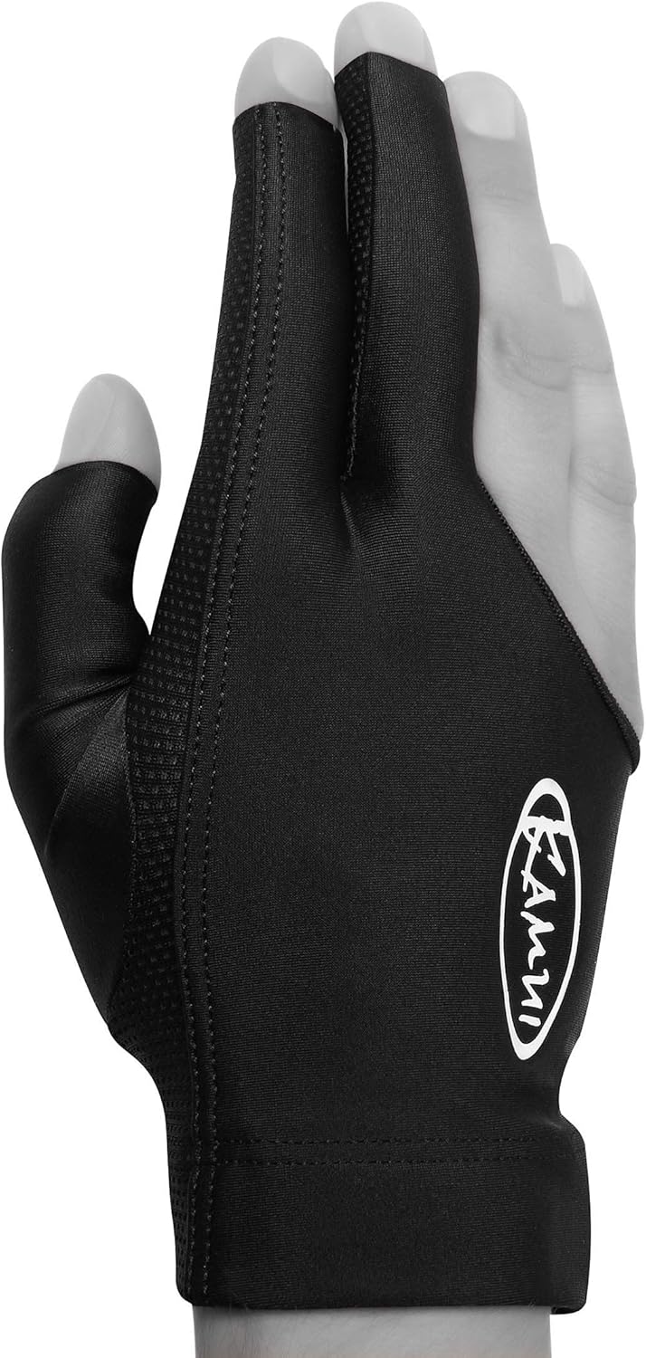 KAMUI 2017 Billardhandschuh – QuickDry – für rechte Hand – Schwarz, S