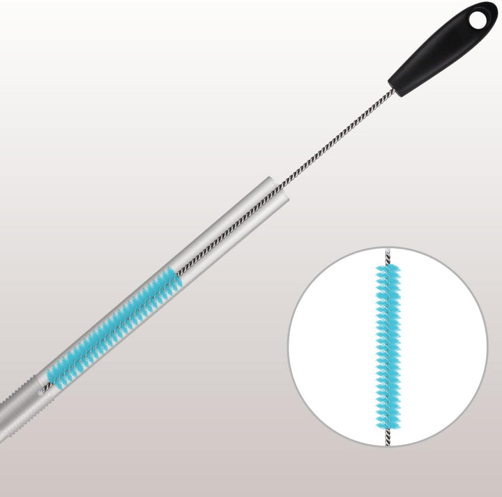 Flaschenbürsten-4er-Set –38 cm Lang, Reinigungsbürsten, Küchenbürsten, mit Strohhalmreiniger und Dec