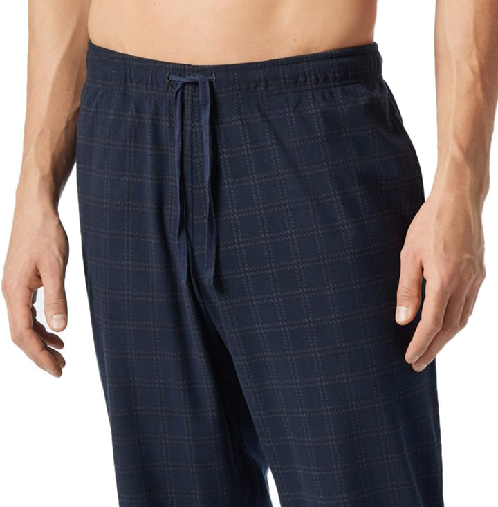 Schiesser Herren Lange Unterhose Doppelripp weiche 100% Baumwolle kochfest 56 Dunkelblau, 56 Dunkelb