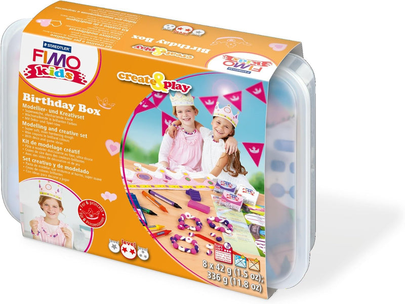 Staedtler 8033 04 - Fimo Kids Create and Play Birthday Box Princess, Princess