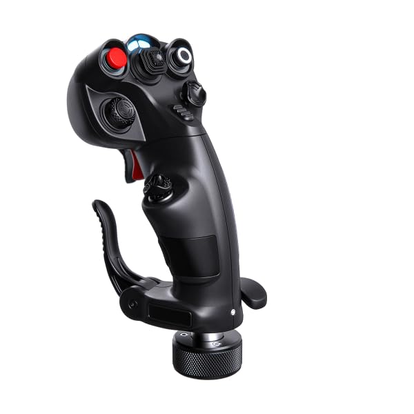 VIRPIL Controls CDT-AERO-R Grip (Premium Joystick-Griff für PC Flugsimulation HOTAS Flightstick Aufs
