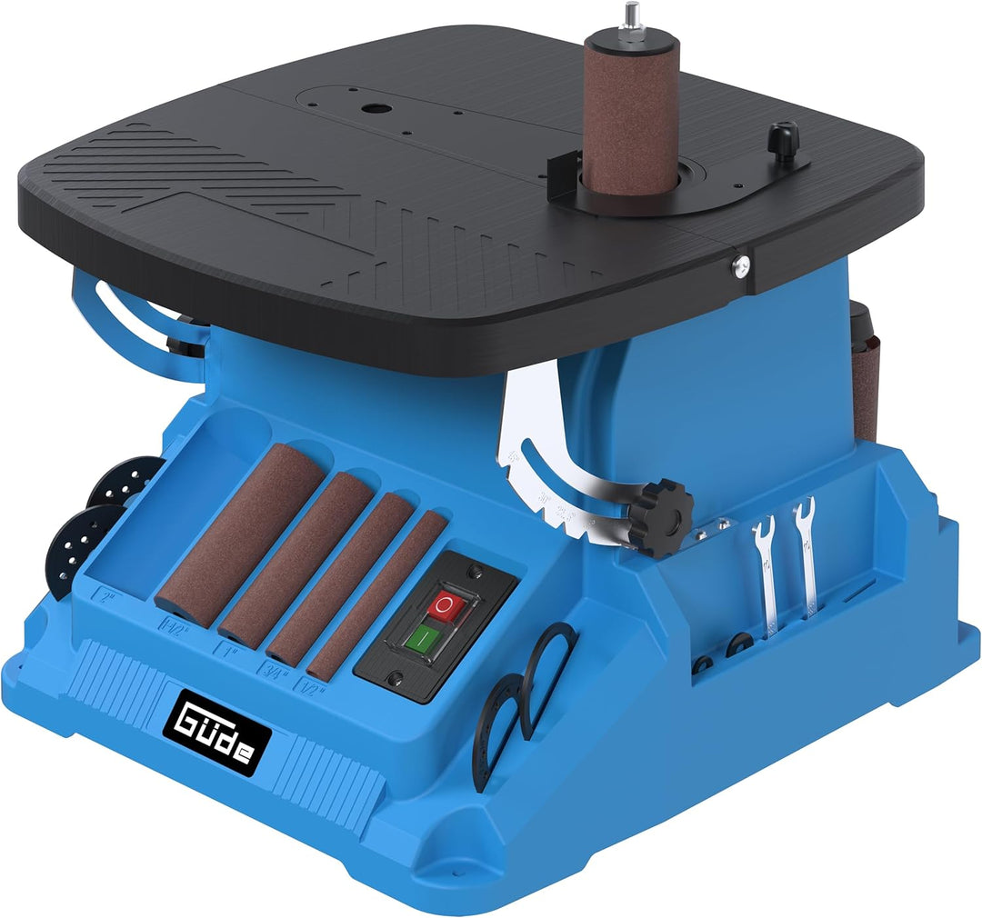 Güde Spindel-Bandschleifmaschine GSBSM 500 (230 V, 500 W, 2000 min-1 Spindeldrehzahl, 8 m/s Bandgesc