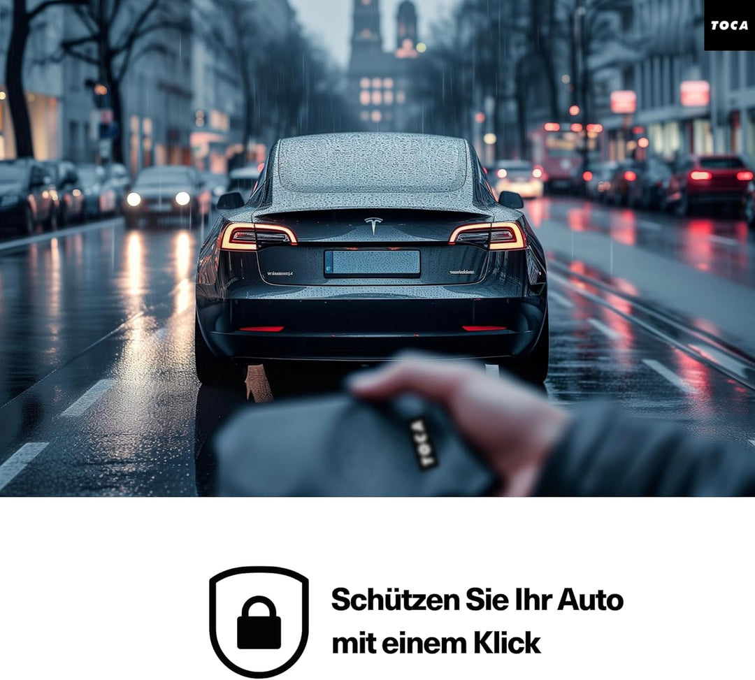 TOCA Keyless Go Schutz - Faraday Bag Autoschlüssel mit RFID Blocker, No Signal Sleeve Schlüsselschut