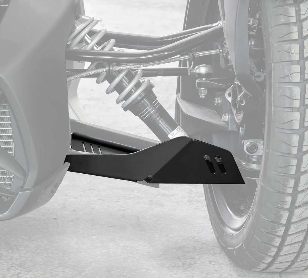 Aluminium-Spritzschutz für Can-Am Ryker, SAUTVS Schwarze A-Arm-Schutzfolien für Can-Am Ryker, alle M